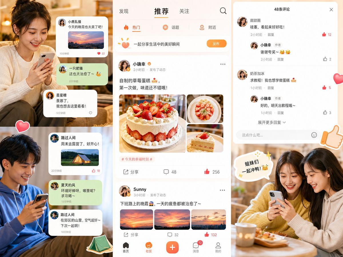 高清视频传媒社区互动